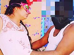 Indian Stepdaughter Teases Stepdad with Sultry Telugu Whispers