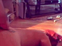 big booty curvy asian amateur bends over her juicy fat ass shaking on monster cock doggystyle interracial creampie tight wet pussy