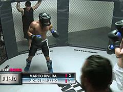 Brunette Mulani Kisses Marco as She Rides His Big Cock in Shaved Pussy