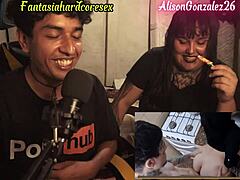 alisongonzalez26 reacts to argentine porn gets chubby blowjob pija suck