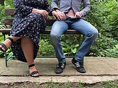 feeding my curvy mature mother-in-law natural protein cumshot after nylon heels handjob