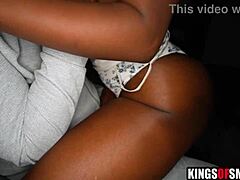 Perfect Ass Ebony Stunner Deepthroats Massive BBC Hungrily