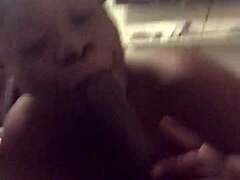bbw amateur chubby casting deepthroats fat cock on bed
