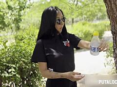 i caught hot venezuelan valeria and fucked her raw for cash torbe style