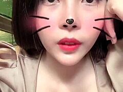 Asian Big Tits Girl Shows Off White Boobs on Bigo Live