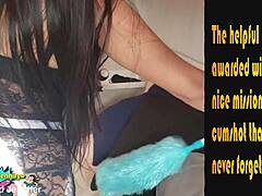 Hot latina maid teases dirty in kinky pov trailer
