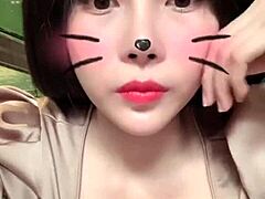 Asian Big Tits Girl Shows Off White Boobs on Bigo Live