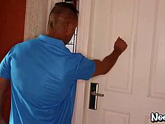 naomi foxxx ebony milf squirts hard on huge black cock during oily massage interracial pounding