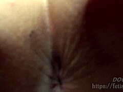 sniffing dog's erotic plump girl aya's asshole fetish closeup