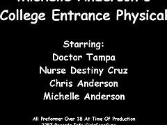 Tampa University Nurse Michelle Anderson Spreads in Entrance Physical
