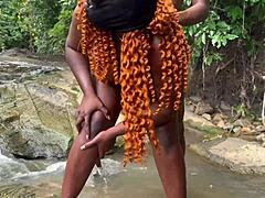 he makes cute black babes scream on his huge monster cock