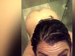 bbw latina miss madii soaks shower with her juicy curves