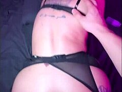 pov stepmom rides stepson cock then takes cum all over her stockings feet