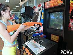 Tattooed Teen Nympho Fucked Rough POV By Mighty Cock Sucking Sloppy!