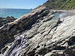 horny couple bangs quick at beach 😈🌴💦