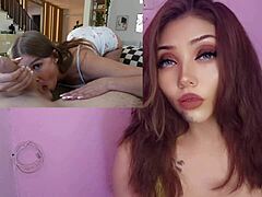 little stepsis cheats on boyfriend, learning dirty sex tricks from stepbro