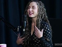 jujube delícia's sheer red bora cast with bruna carlos rocks