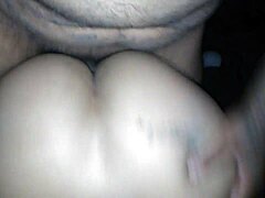 latina bends over tight ass for big black cock doggystyle creampie