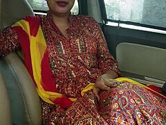 Beautiful Punjabi Wife Bent Over Car by Husband in Steamy Outdoor Wedding Fantasy