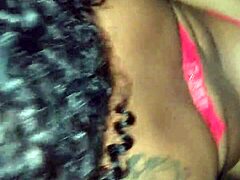 latina teen gags on black cock deepthroat ass shaking