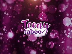 Stepdad drained by big tit Tifa Quinn's creampie doggy session.