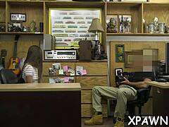 reality babe sucks cock then takes rough pussy pounding