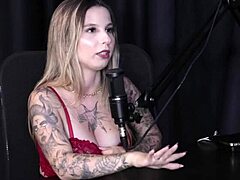 Angelica Morango Explores Body in Sheer Red Lingerie Casting