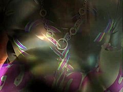 Kandi's Ass Worship Craves Thick Purple Dildo Pounding in Fishnets and Heels