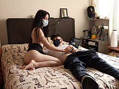 Skirt No Panties Laura Takes Raw Fucks!