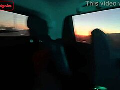 petite whore flashes tits before public car cowgirl ride cum in mouth doggystyle with her driver