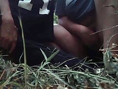 hey girls, outdoor panty masturbation leads to wild fly orgasm