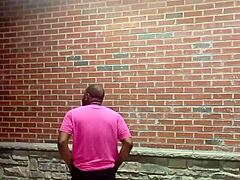 A teasing private striptease rips clothes off in steamy 70-degree heat