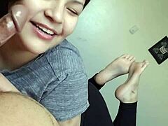 Wanna see this native american babe suck cock deep?