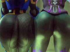 gorgeous student races home riding big cock in tight pussy