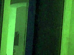 Bent Over Neighbors Tease Small Tits in Doggystyle Play