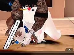 kaori's teen ass takes massive black cock pounding hard -imvu