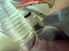 Watch her suck those milky tits deep!