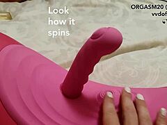 first sybian ride brings teen unlimited moaning orgasms on big tits