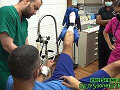 Angel ramiraz's cum extraction at the clinic unfolds backstage