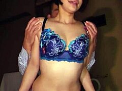 Shoko's Wet Cougar Uniform Ride and Horny Fingering