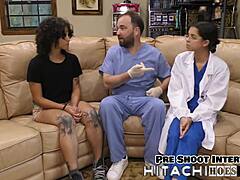 ohh nicole luva moans hard fingering hairy pussy to orgasm with vibrator backstage