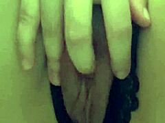 Horny filipina boobs out fingering pussy in costume