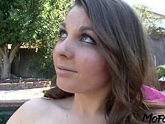 Stepdaughter's Friend Joins Brunette Mommy Ride?