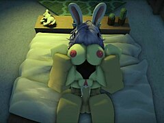 roblox teen fucked hard by monster cock in sexy game session