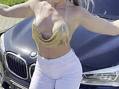 Blonde Big Ass Double Penetration Cowgirl Ride