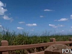 wicked beauty bares big tits for rough pussy cock competition