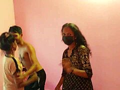 Hanif's first threesome bangs mst sumona popy khatun desi amateurs