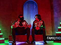 Fallout Cosplay: Stepmom Joins Stepdad and Girl in Wild Threesome