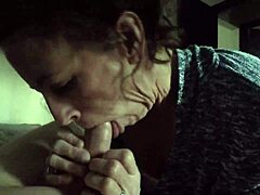 mature lady bends over gets fucked deep during yard work