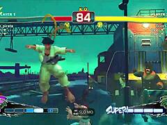 ninja chick bangs her karate student in wild street fight